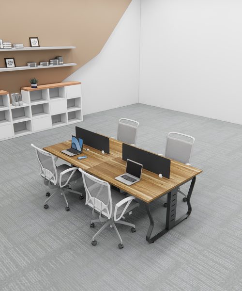 Bàn Làm Việc Cụm 4 Đôi Hiện Đại – ATF 2400 (4)