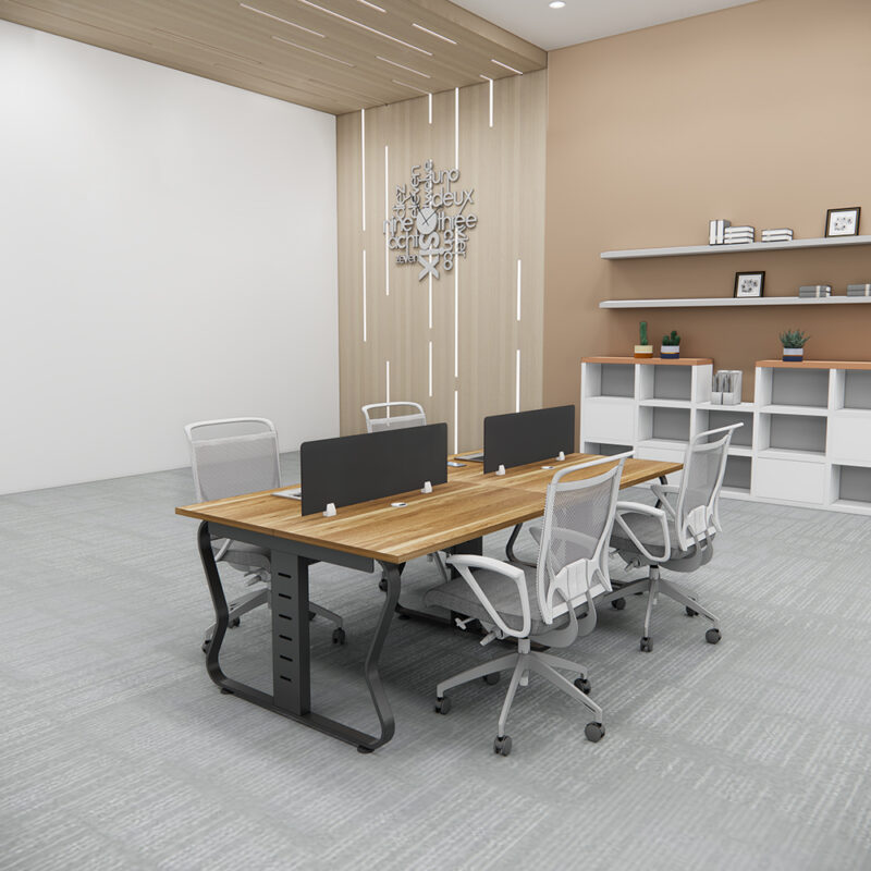 Bàn Làm Việc Cụm 4 Đôi Hiện Đại – ATF 2400 (4)