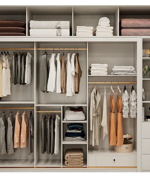 Tủ Quần Áo LUXURY Đa Năng 4 Cánh Lùa - ATF1009