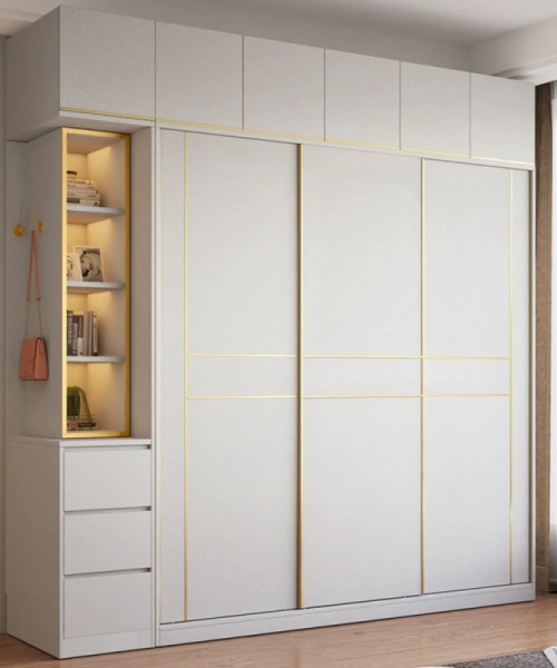 Tủ Quần Áo LUXURY Đa Năng 4 Cánh Lùa - ATF1009