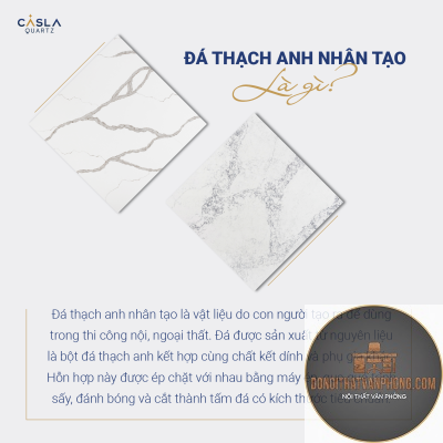 đá thạch anh nhân tạo là gì