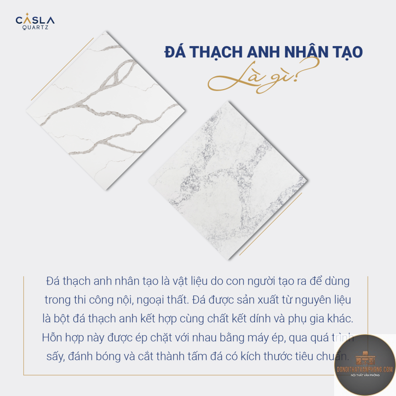 đá thạch anh nhân tạo là gì