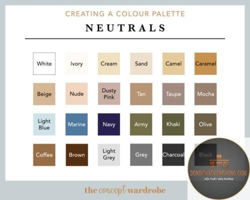 neutral color là gì