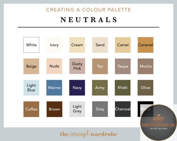 neutral color là gì