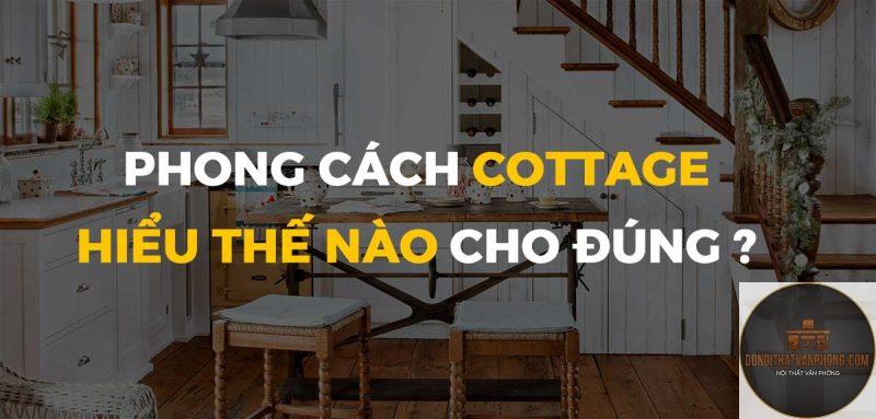 phong cách cottage là gì