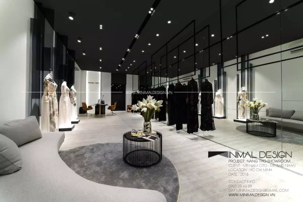 phong cách showroom tối giản là gì