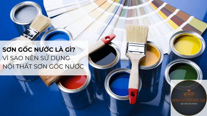 sơn gốc nước là gì