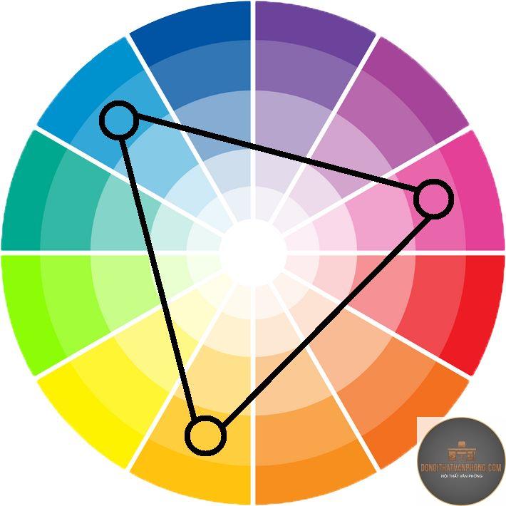 triadic color là gì