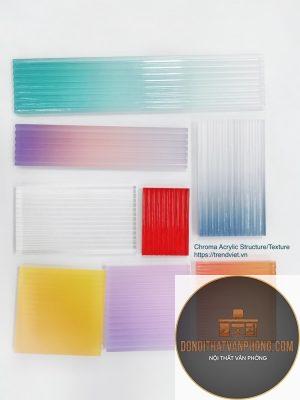 xu hướng acrylic mờ