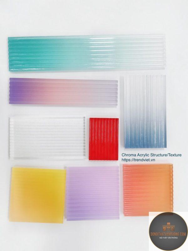 xu hướng acrylic mờ