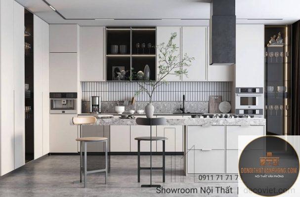 xu hướng bếp có đảo
