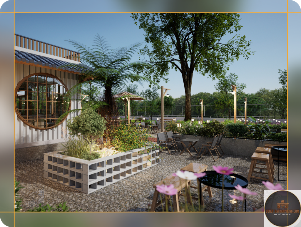 xu hướng cafe sân vườn - Hình 5