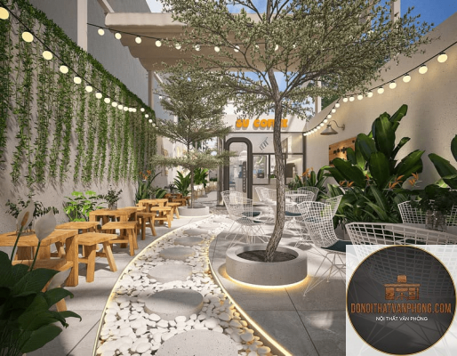 xu hướng cafe sân vườn