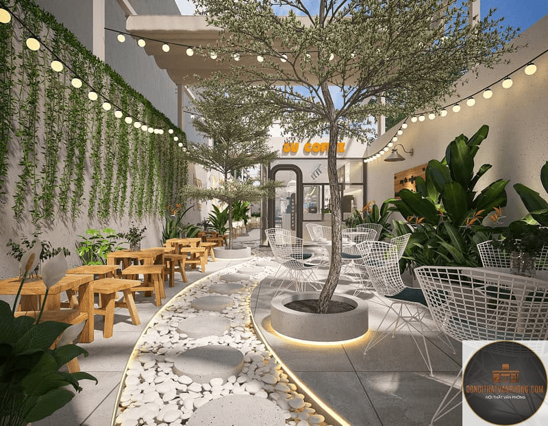 xu hướng cafe sân vườn