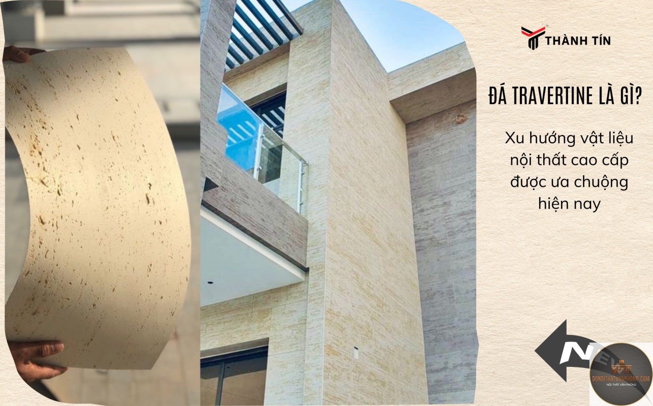 xu hướng đá travertine