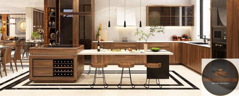 xu hướng đảo bếp