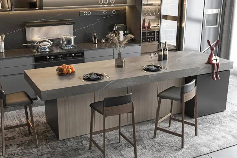 xu hướng đảo bếp hiện đại - Hình 3