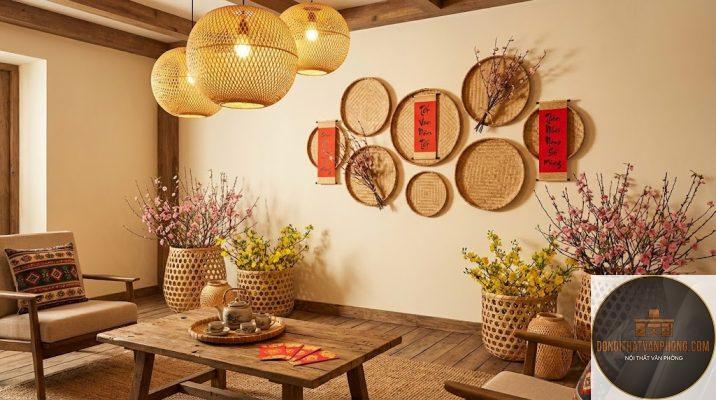 xu hướng decor mây tre