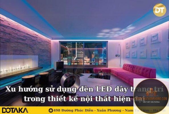 xu hướng đèn led dây