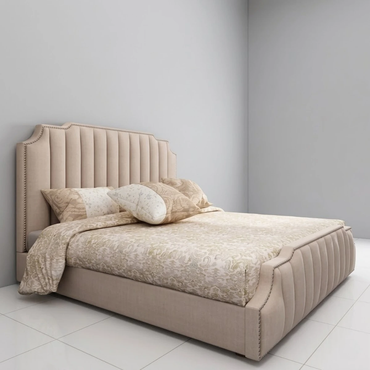 xu hướng giường ngủ bọc nệm - Hình 4