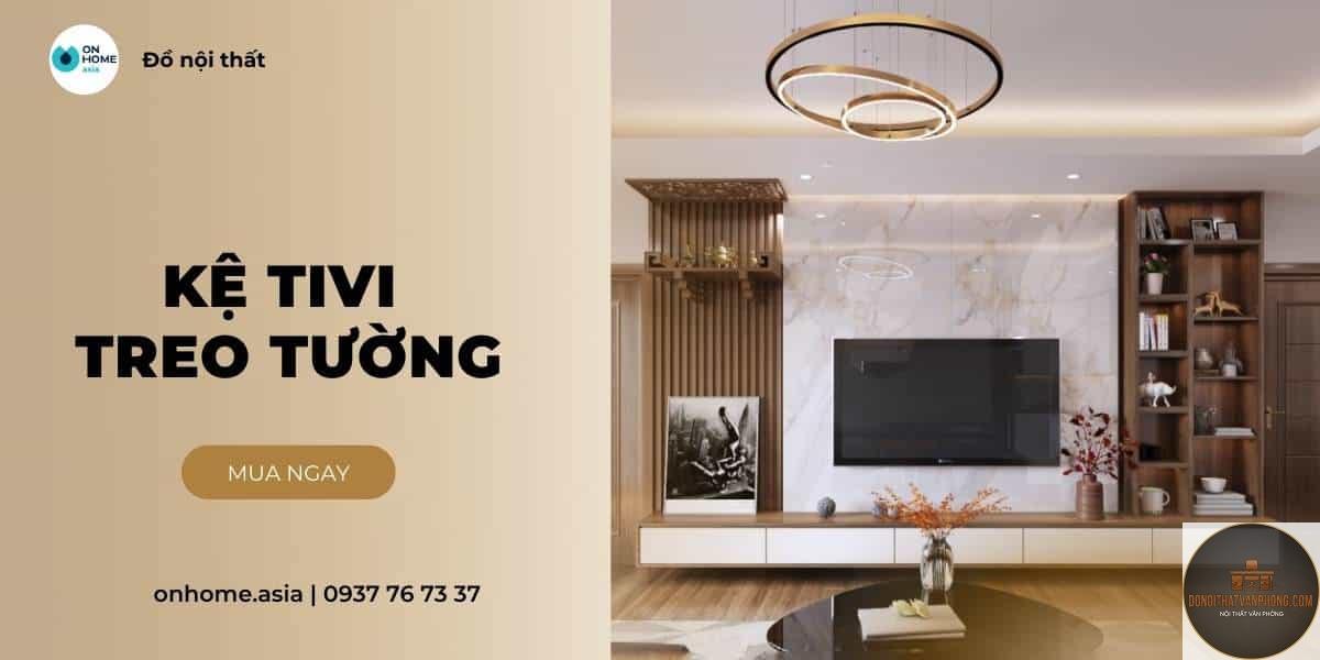 xu hướng kệ tivi treo tường - Hình 3