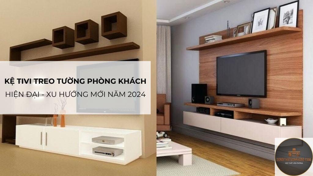 xu hướng kệ tivi treo tường