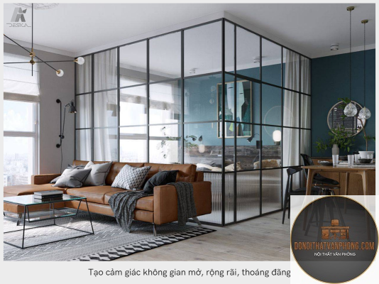 xu hướng kính nội thất