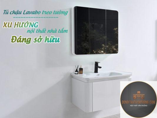 xu hướng lavabo treo tường