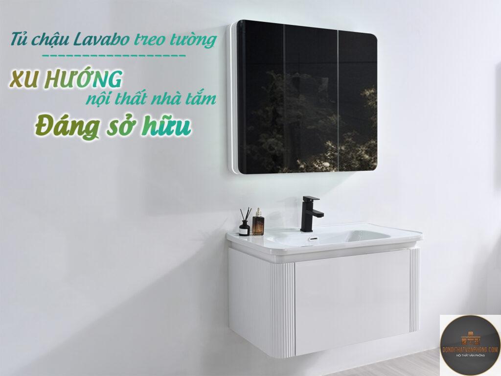 xu hướng lavabo treo tường