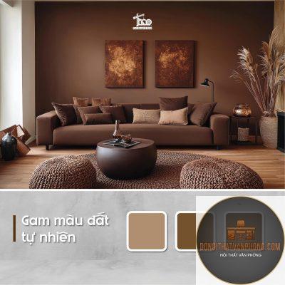 xu hướng màu đất
