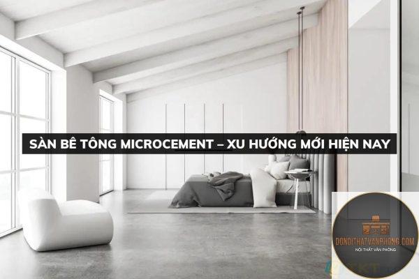 xu hướng microcement
