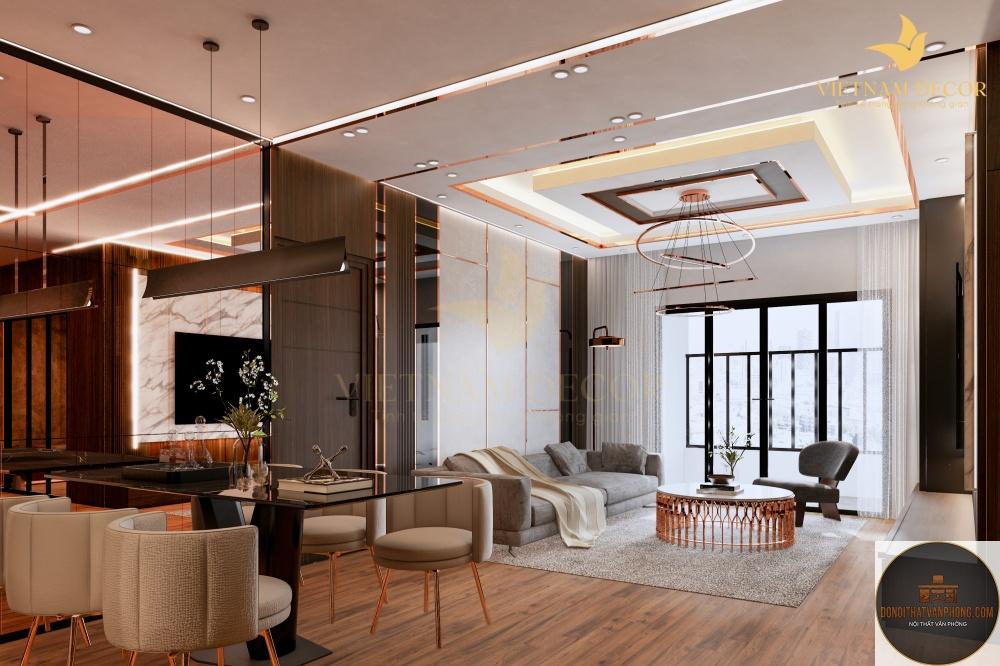 xu hướng nội thất căn hộ 100m2 - Hình 5