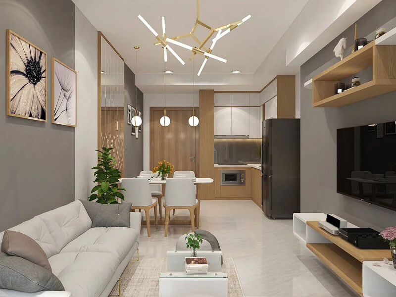 xu hướng nội thất căn hộ 100m2