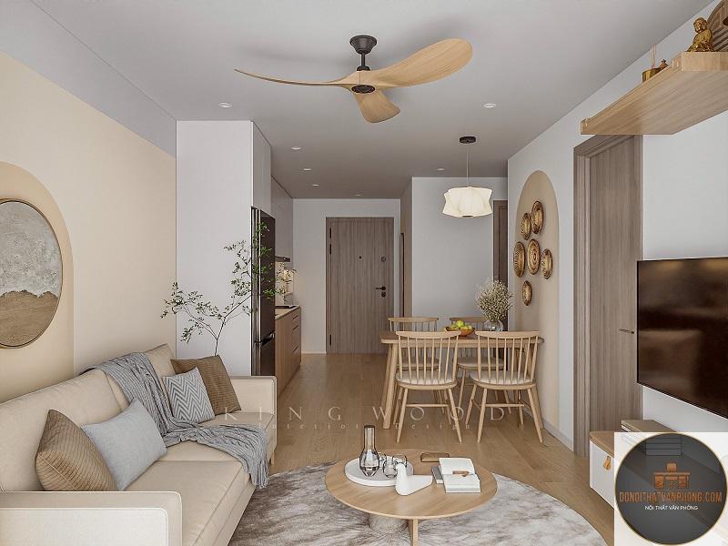 xu hướng nội thất căn hộ 50m2 - Hình 4