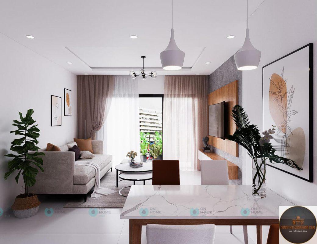 xu hướng nội thất căn hộ 70m2