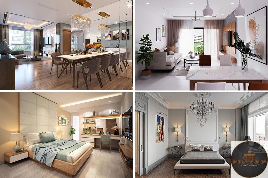 xu hướng nội thất căn hộ 70m2 - Hình 5