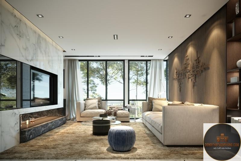 xu hướng nội thất liền khối