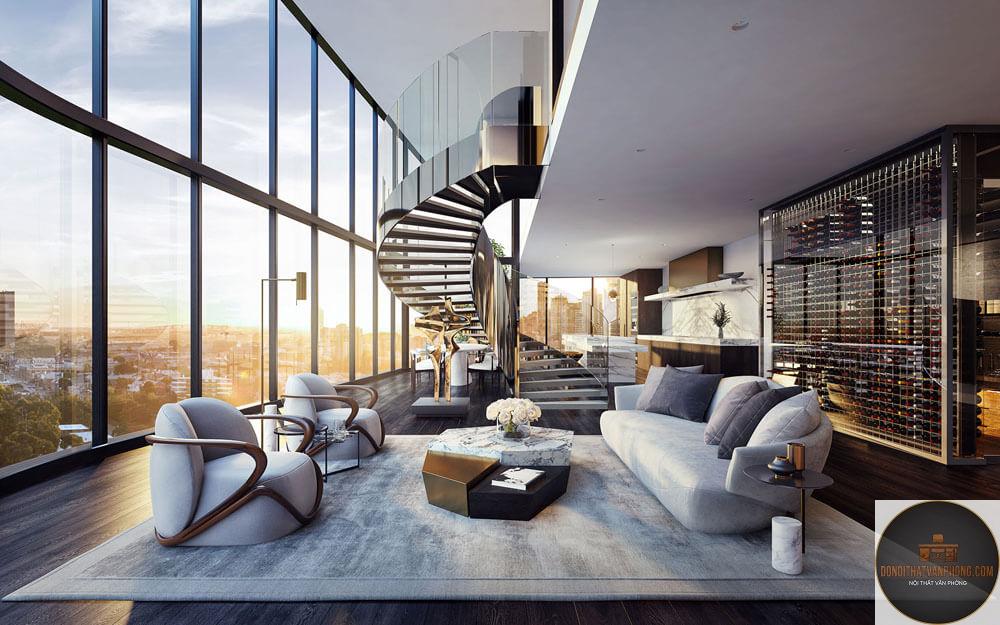 xu hướng nội thất penthouse - Hình 2