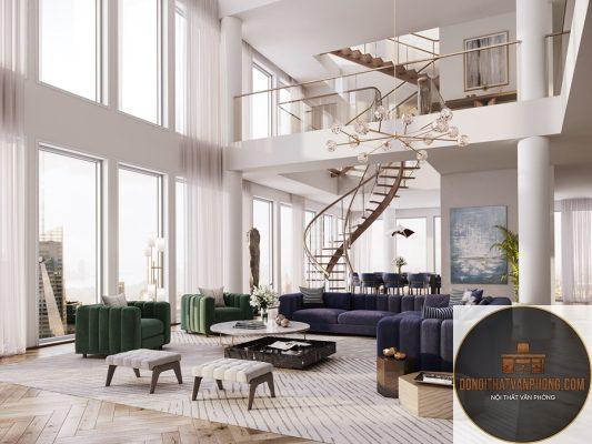 xu hướng nội thất penthouse