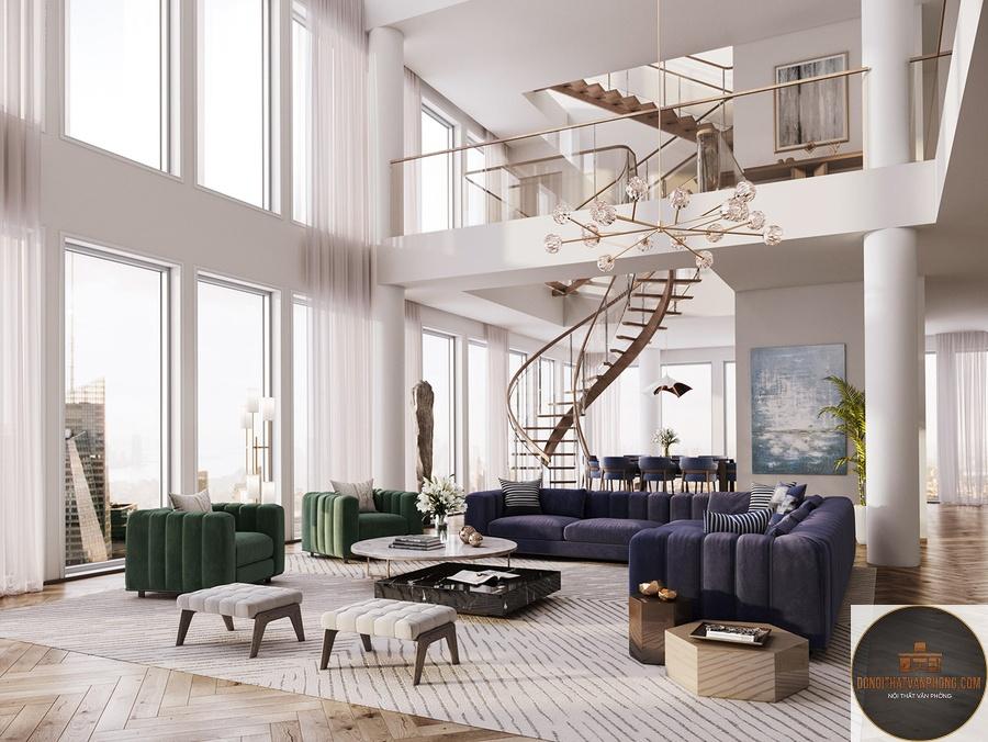 xu hướng nội thất penthouse