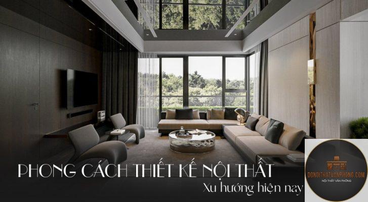 xu hướng nội thất sang trọng