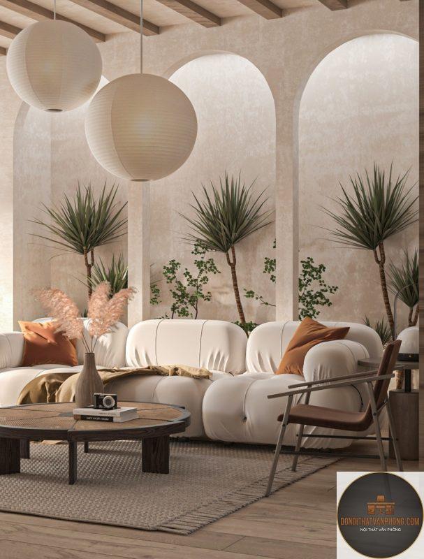 xu hướng phong cách organic modern