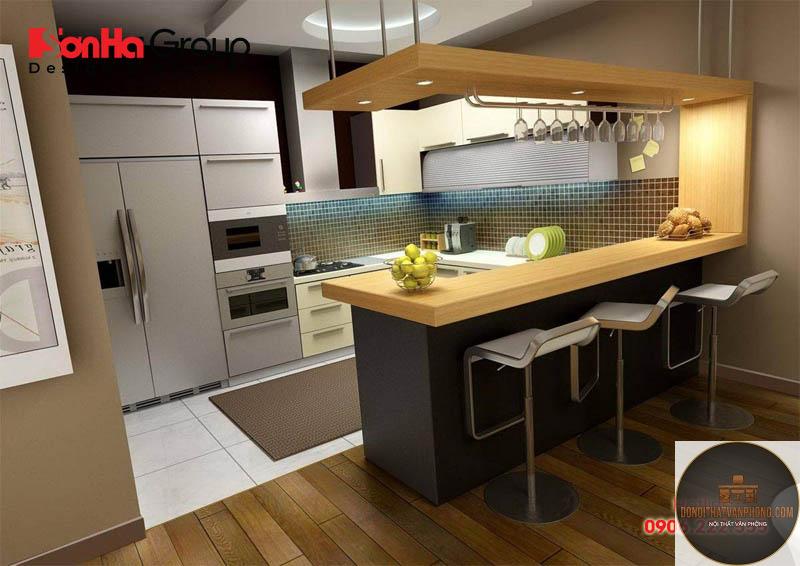 xu hướng quầy bar bếp - Hình 2