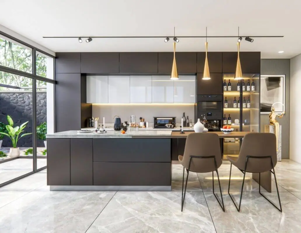 xu hướng quầy bar bếp - Hình 3