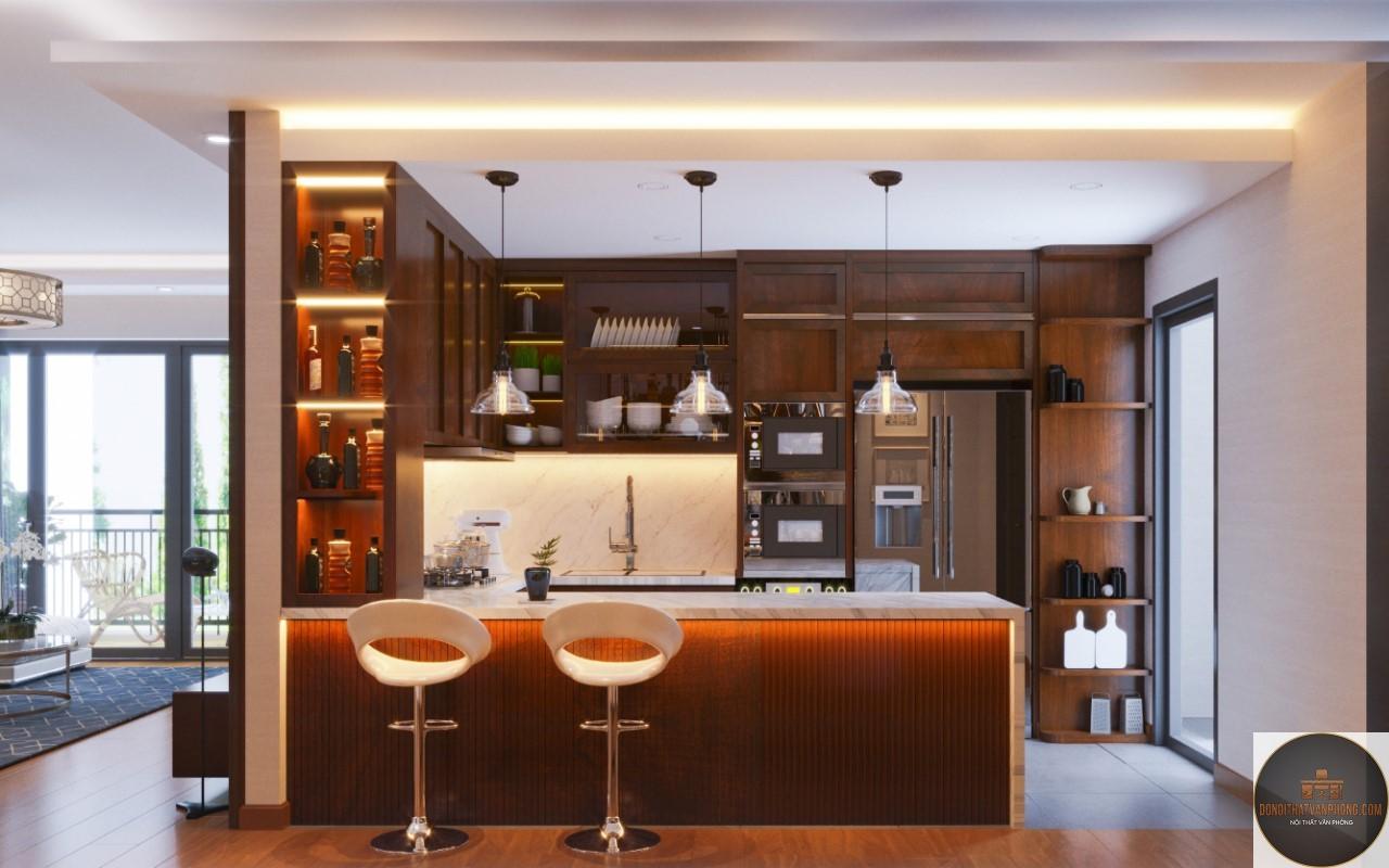 xu hướng quầy bar bếp - Hình 4