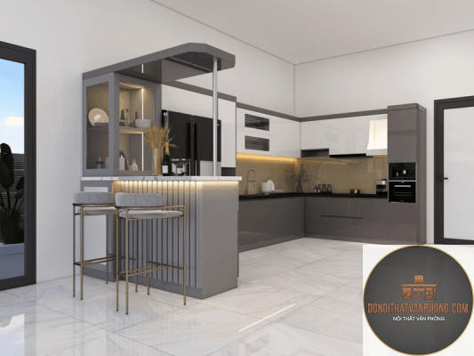 xu hướng quầy bar bếp