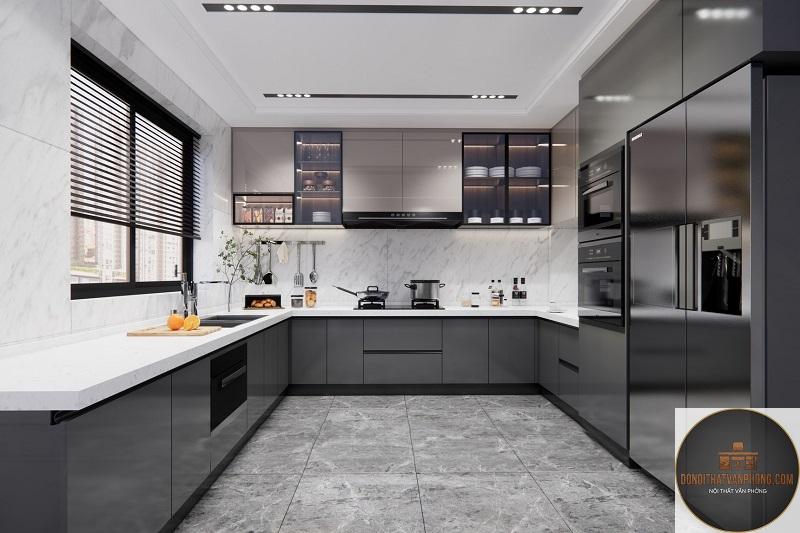 xu hướng tủ bếp chữ u - Hình 4