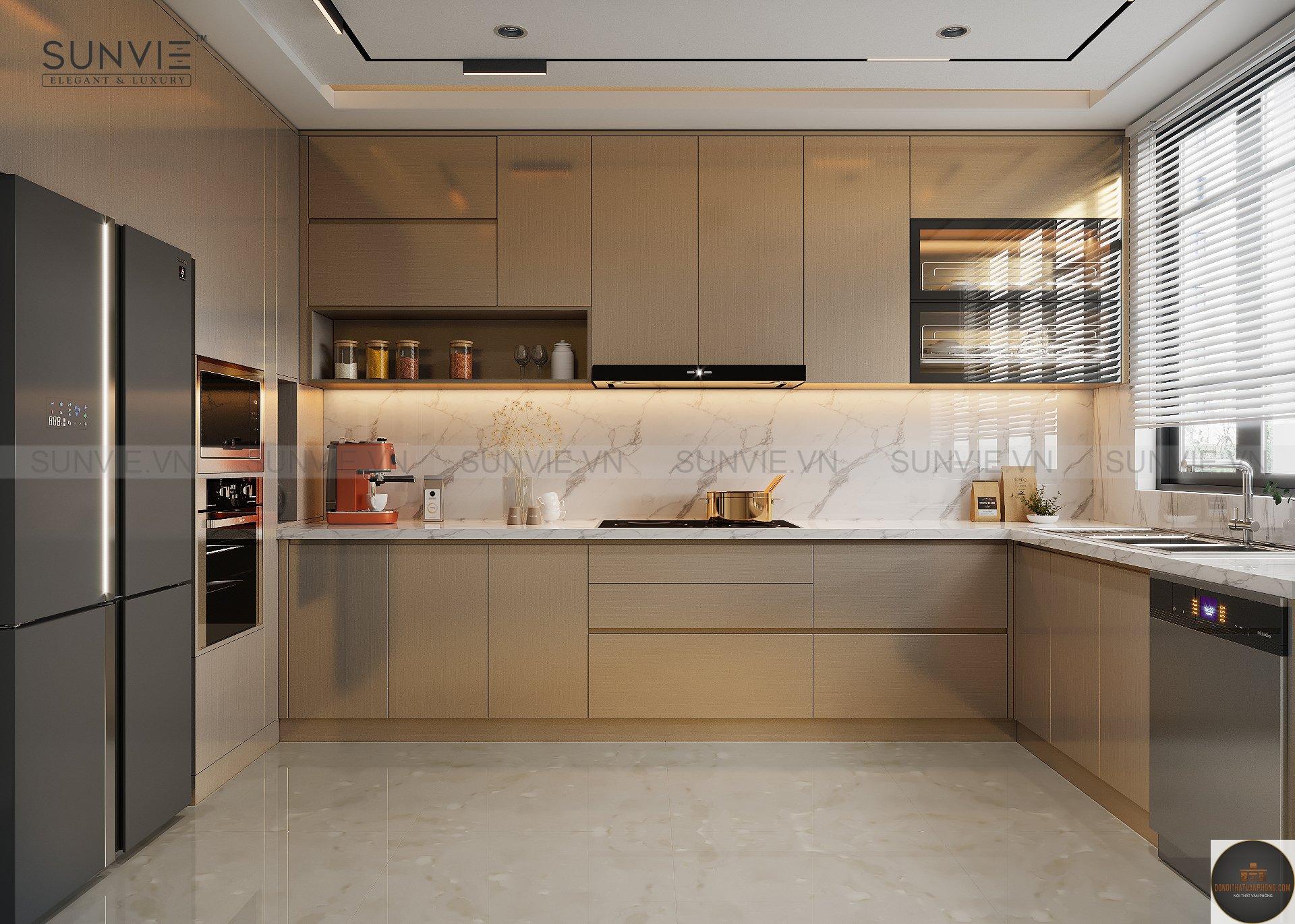 xu hướng tủ bếp chữ u - Hình 5
