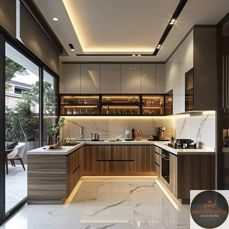 xu hướng tủ bếp hiện đại