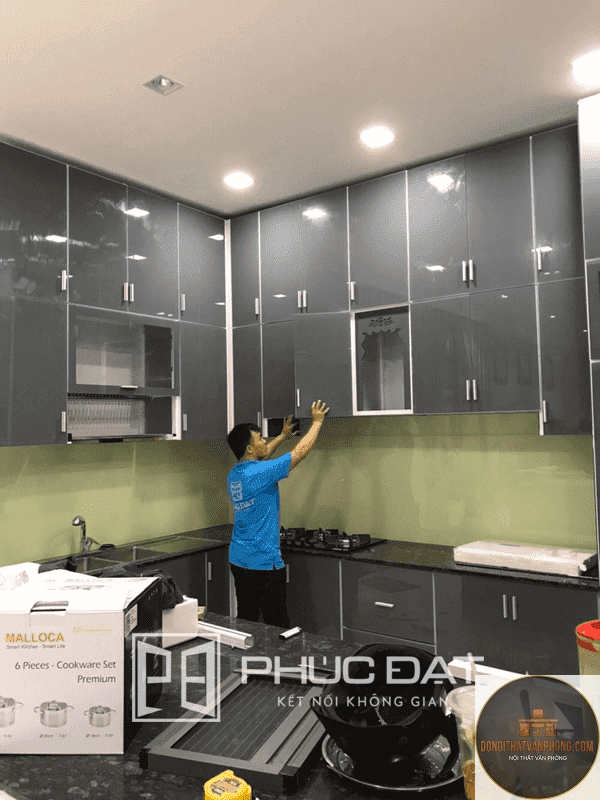 xu hướng tủ bếp kịch trần - Hình 5